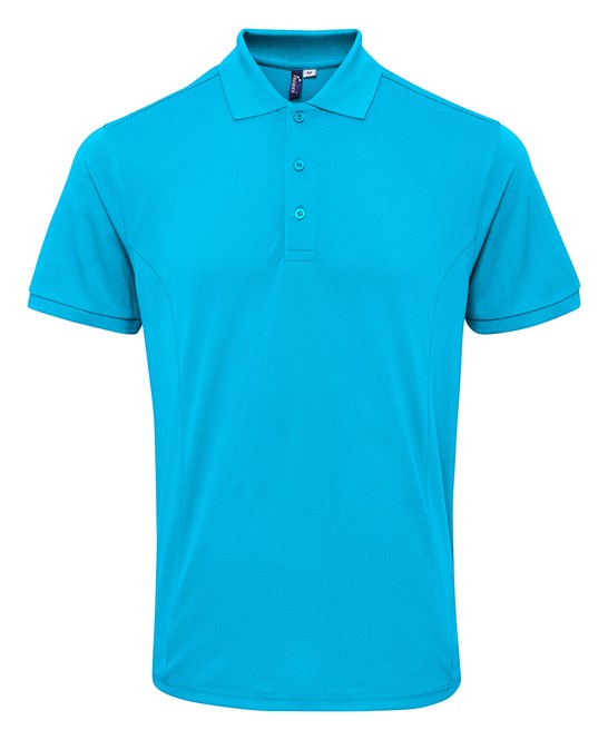 Premier Coolchecker® Plus Piqué Polo - Turquoise