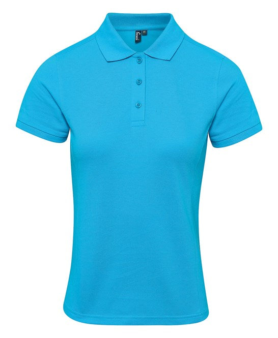 Premier Women's Coolchecker® Plus Piqué Polo - Turquoise