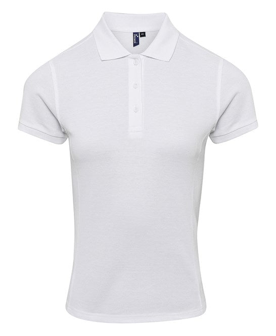 Premier Women's Coolchecker® Plus Piqué Polo - White