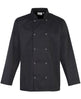 Premier Studded Front Long Sleeve Chef's Jacket