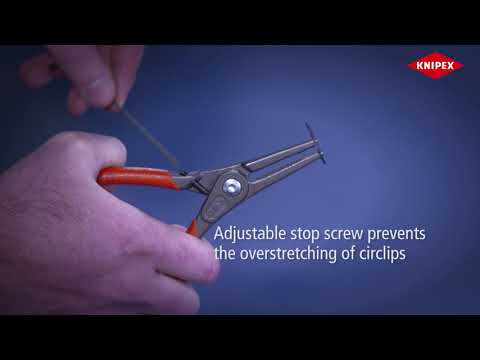 Knipex Precision Circlip Pliers External Straight 19-60mm A2