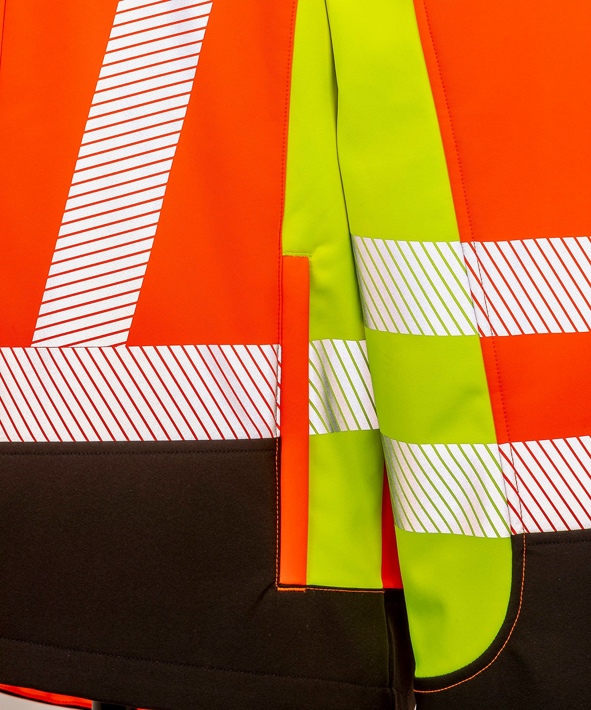 Result Recycled R506X Recycled 3-Layer Printable 3-Tone Safety Softshell
