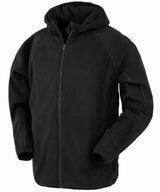 Result Genuine Recycled Recycled Hooded Microfleece Jacket