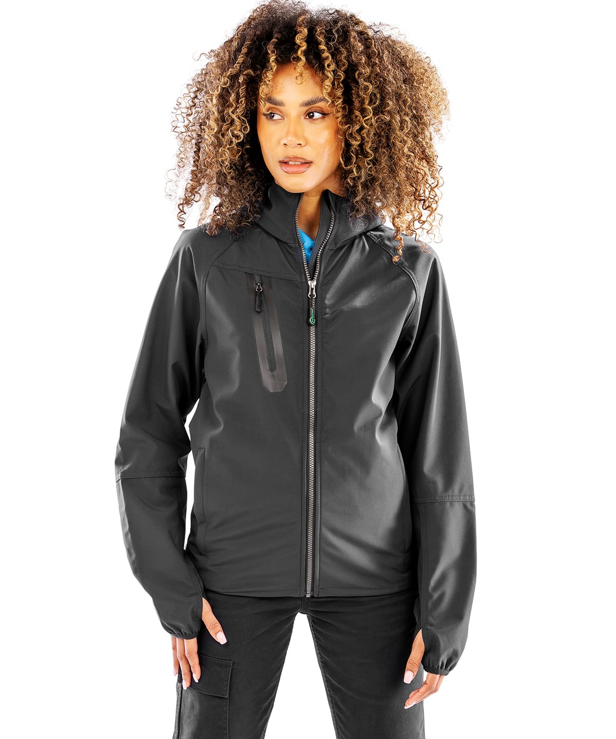 Result Recycled R909X 3-Layer Recycled Printable Casual Hooded Softshell