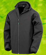 Result Genuine Recycled Recycled 3-Layer Printable Hooded Softshell