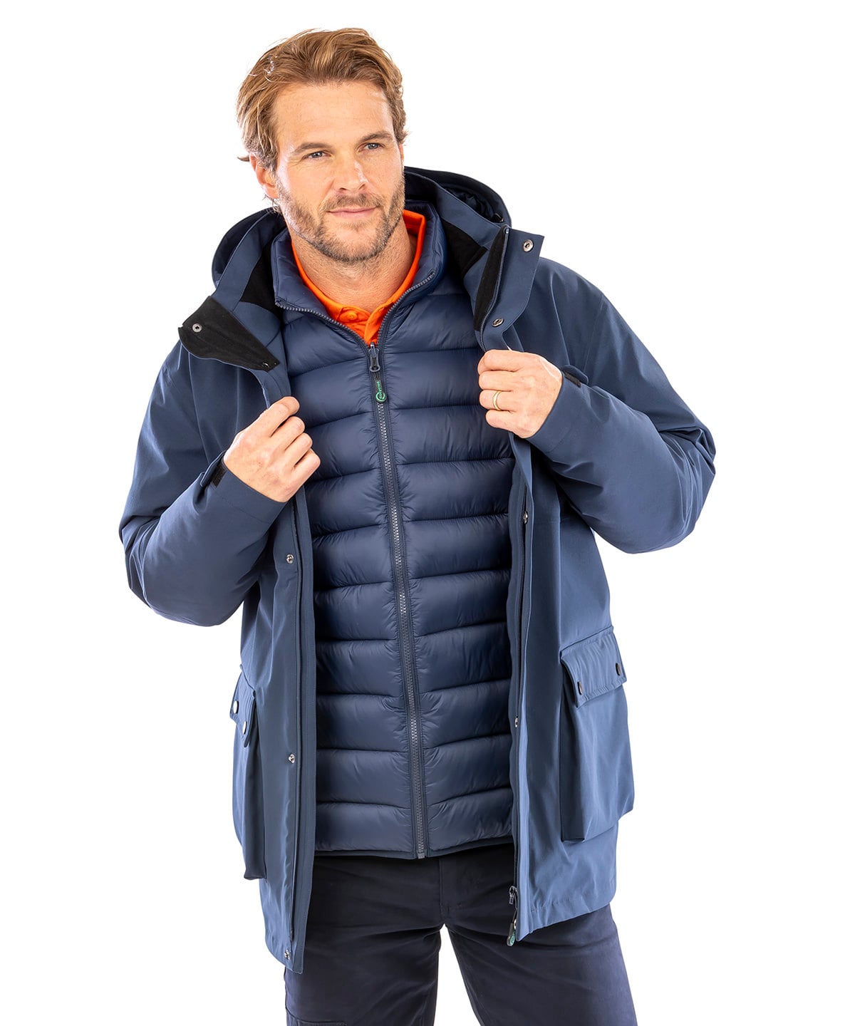 Result Recycled R920X Recycled 3-In-1 Padded Ripstop Jacket