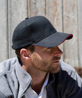 Result Headwear Pro-Style Heavy Cotton Cap With Sandwich Peak