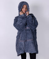 Ribbon The Ribbon Oversized Cosy Reversible Shaggy Sherpa Hoodie