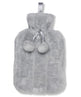 Ribbon Luxury Classic Faux Fur Hot Water Bottle And Cover