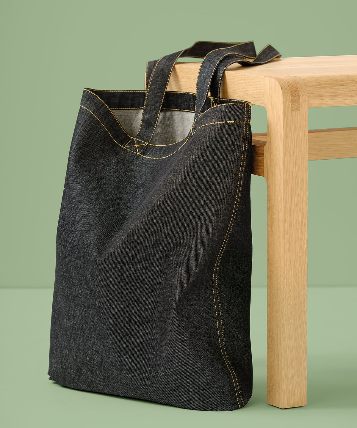 Nutshell® RL550 Denim ‘flat Base’ Shopper