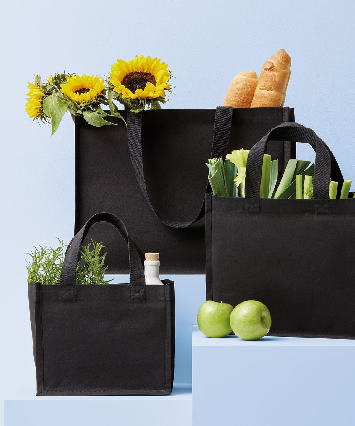 Nutshell® RL675 Recycled Premium Canvas Stand-Up Shopper