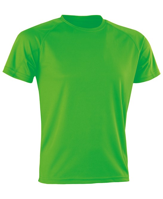 Spiro Performance Aircool Tee - Flo Green