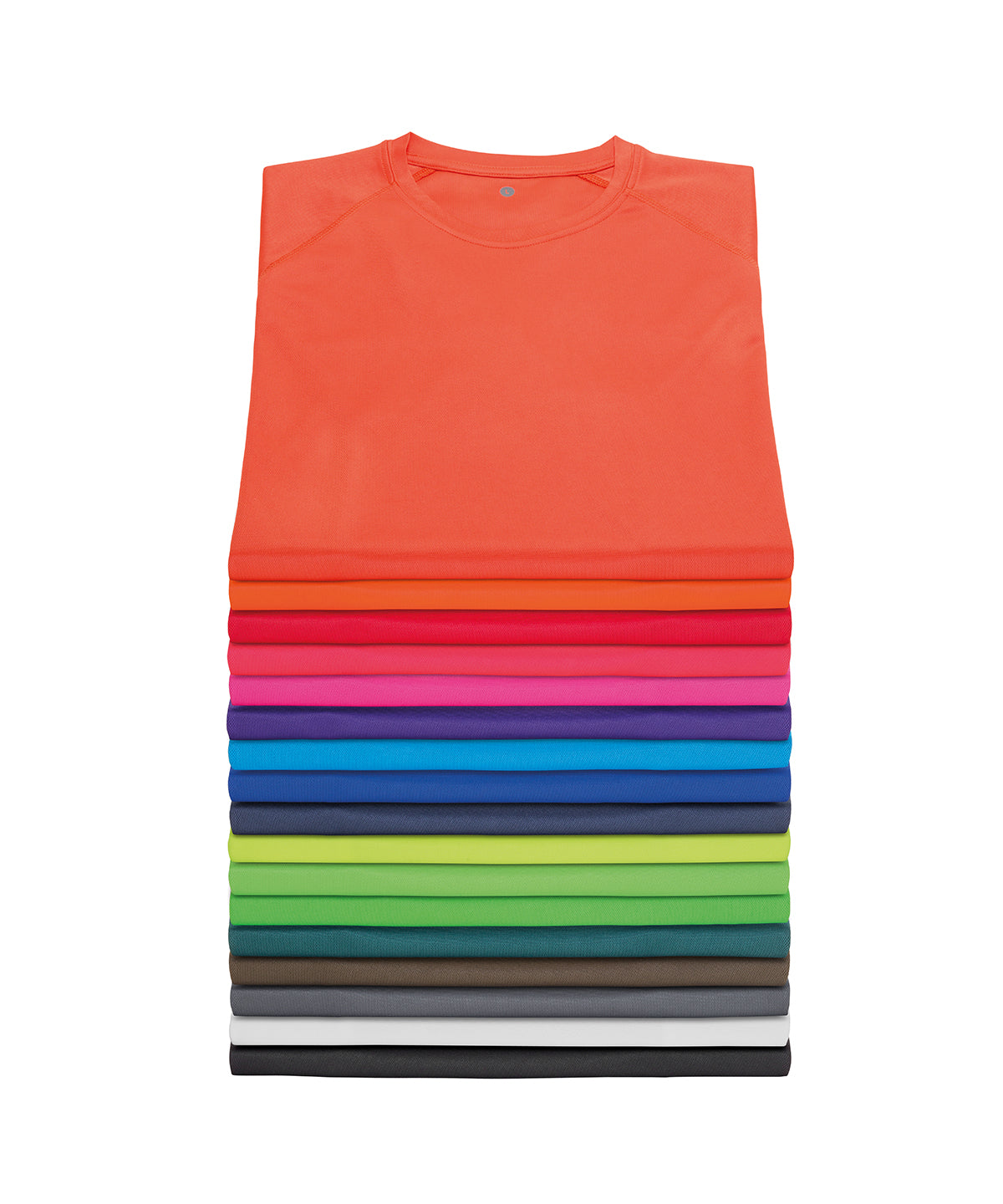 Spiro Performance Aircool Tee - Orange