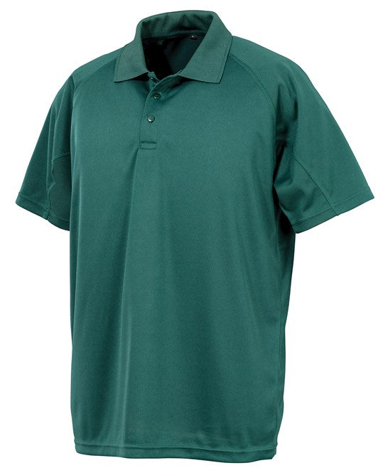 Spiro Performance Aircool Polo Shirt - Bottle Green