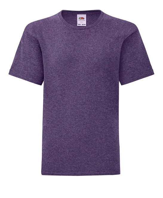 Fruit Of The Loom Kids Iconic 150 T - Heather Purple