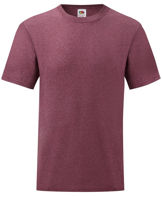 Fruit Of The Loom Valueweight T - Heather Burgundy