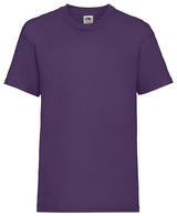 Fruit Of The Loom Kids Valueweight T - Purple