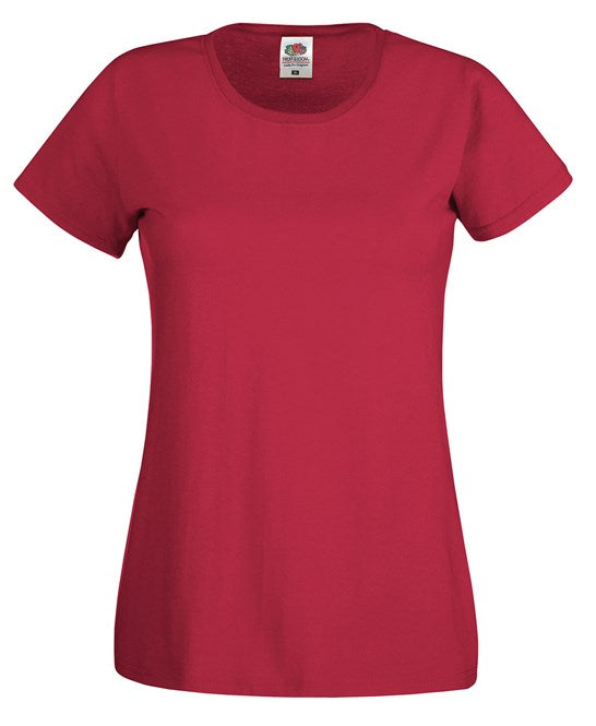 Fruit Of The Loom Women's Original T - Brick Red