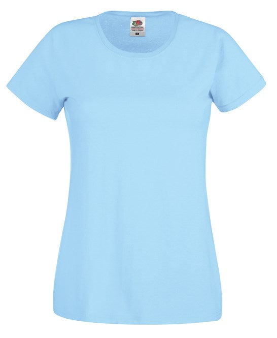 Fruit Of The Loom Women's Original T - Sky Blue