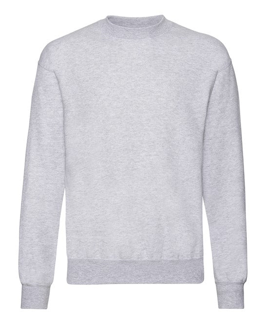 Fruit Of The Loom Classic 80/20 Set-In Sweatshirt - Heather Grey*?