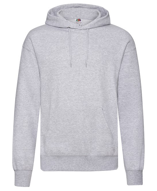 Fruit Of The Loom Classic 80/20 Hooded Sweatshirt - Heather Grey*?