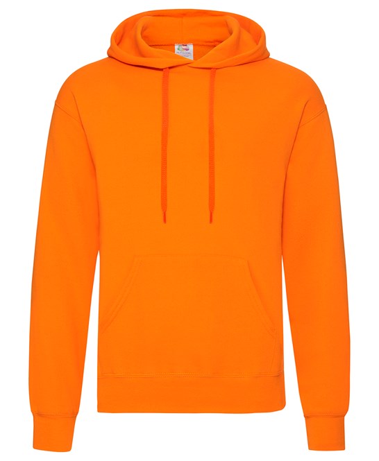 Fruit Of The Loom Classic 80/20 Hooded Sweatshirt - Orange