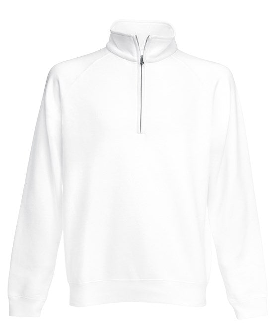 Fruit Of The Loom Classic 80/20 Zip Neck Sweatshirt