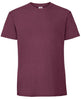 Fruit Of The Loom Iconic 195 Ringspun Premium T - Burgundy