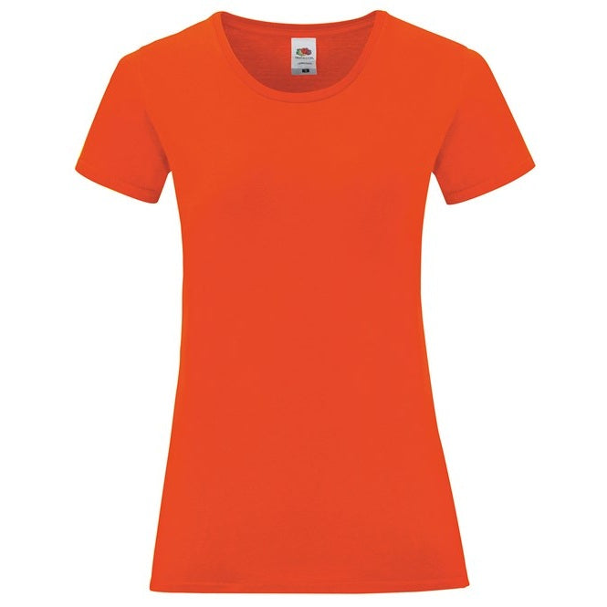 Fruit Of The Loom Women's Iconic T - Flame