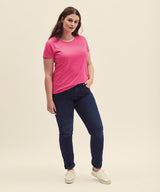 Fruit Of The Loom Women's Iconic T - Heather Burgundy