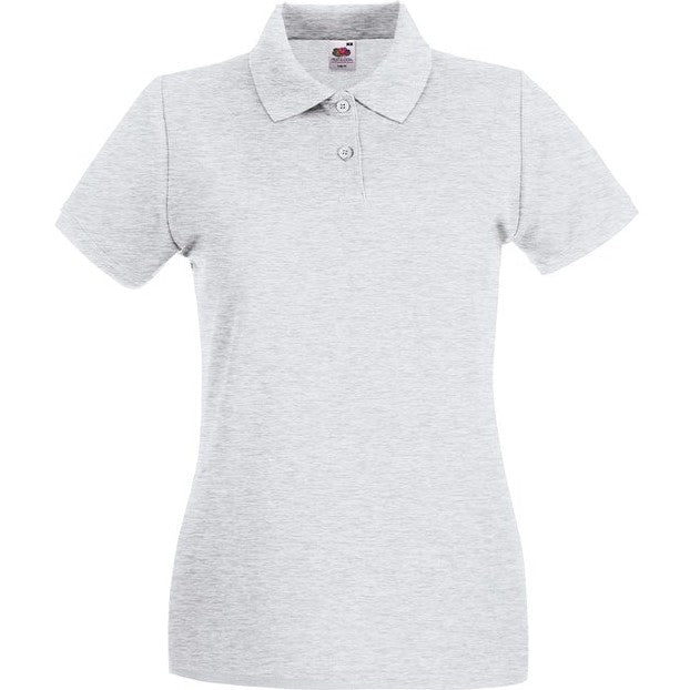 Fruit Of The Loom Women's Premium Polo - Ash