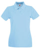 Fruit Of The Loom Women's Premium Polo - Sky Blue