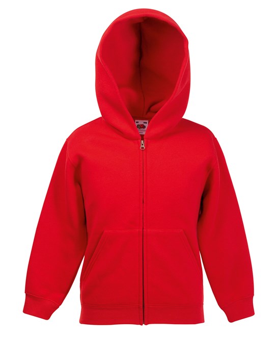 Fruit Of The Loom Kids Premium Hooded Sweatshirt Jacket