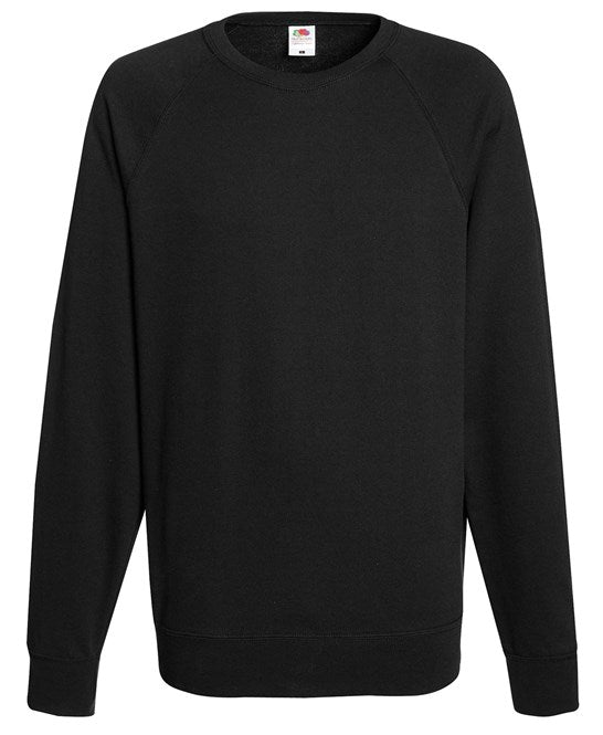 Fruit Of The Loom Lightweight Raglan Sweatshirt