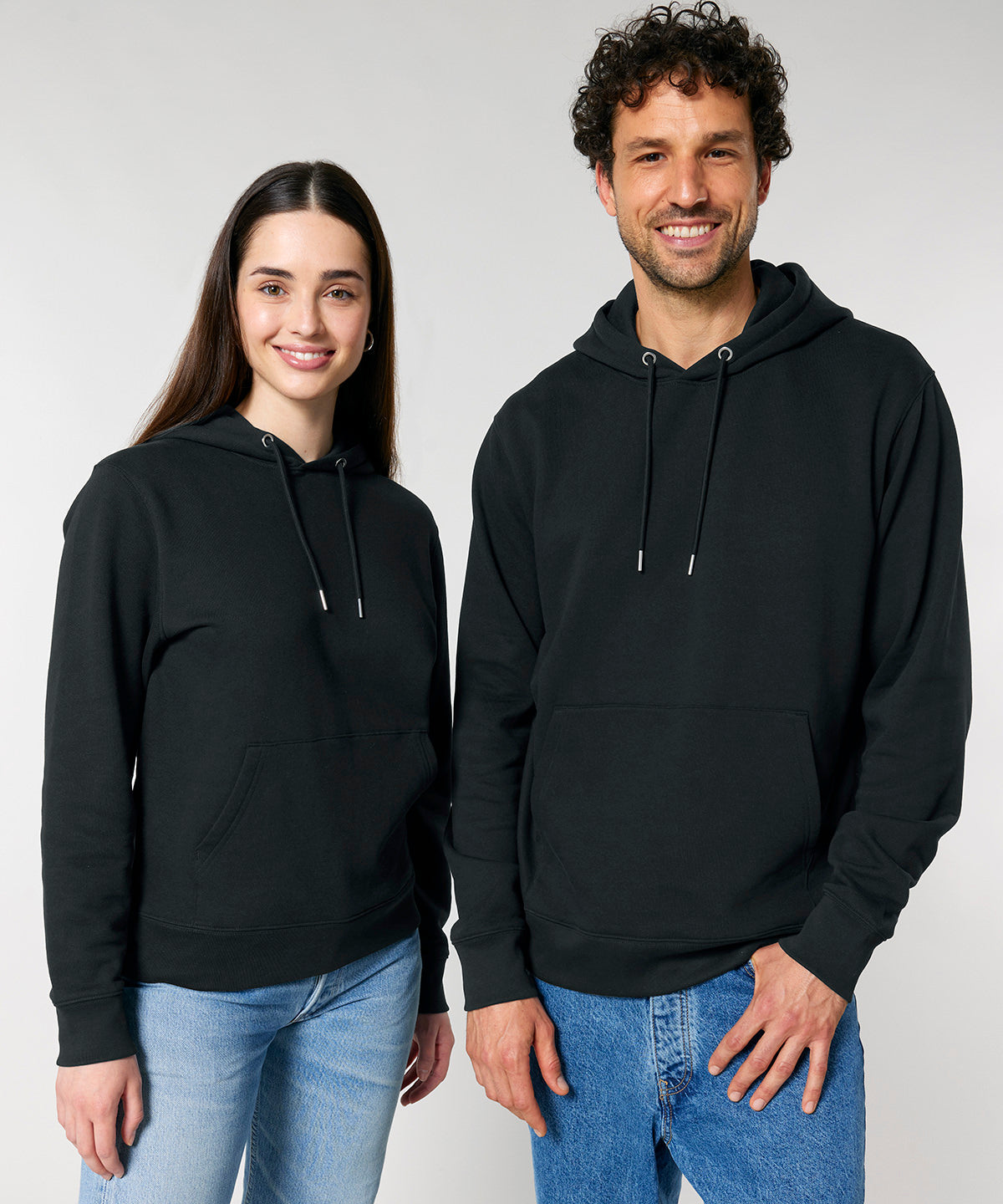 Stanley/Stella Unisex Cruiser 2.0 Iconic Hoodie Sweatshirt (Stsu177) - Black