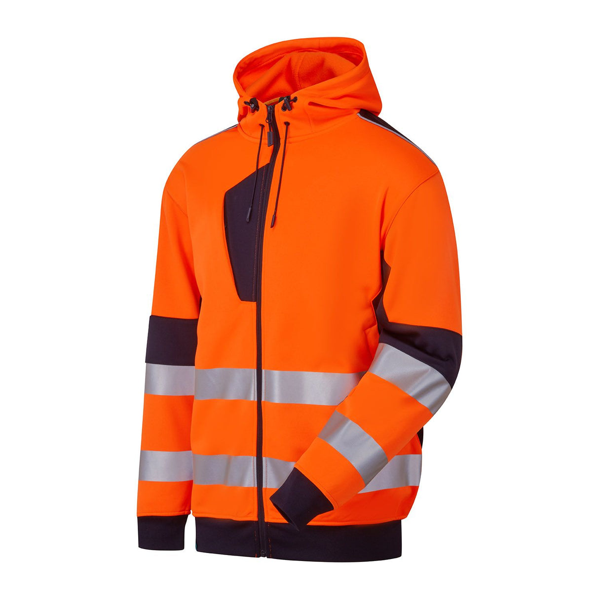Supertouch System Hi-Vis Eco Zip Thru Hoodie