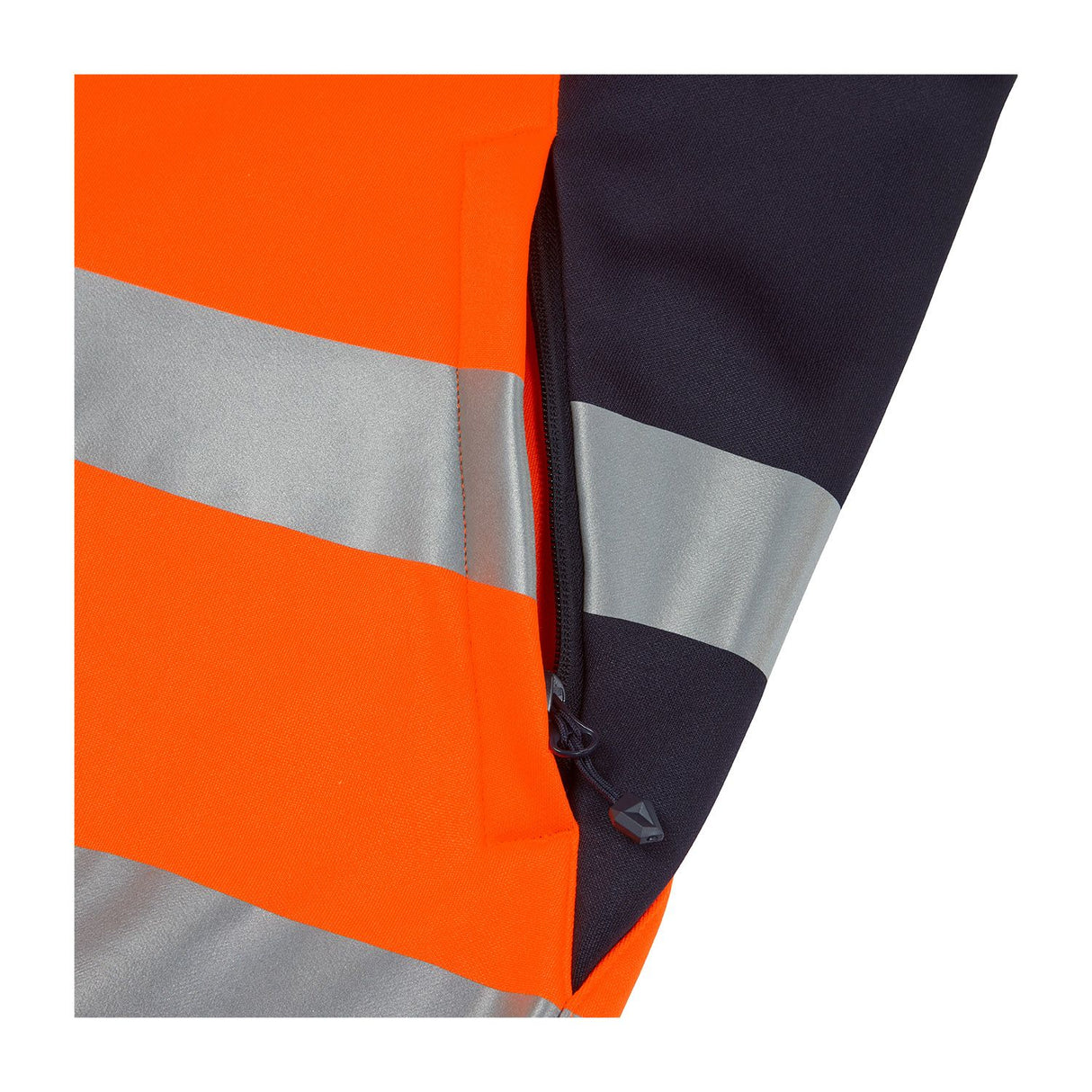 Supertouch System Hi-Vis Eco Zip Thru Hoodie
