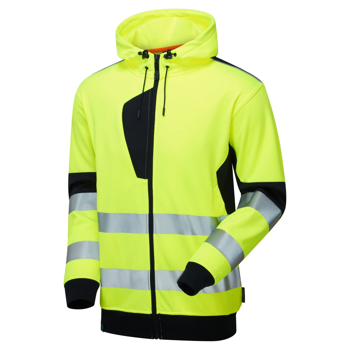 Supertouch System Hi-Vis Eco Zip Thru Hoodie
