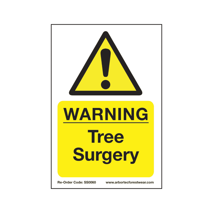 Arbortec Corex Safety Sign Warning Tree Surgery