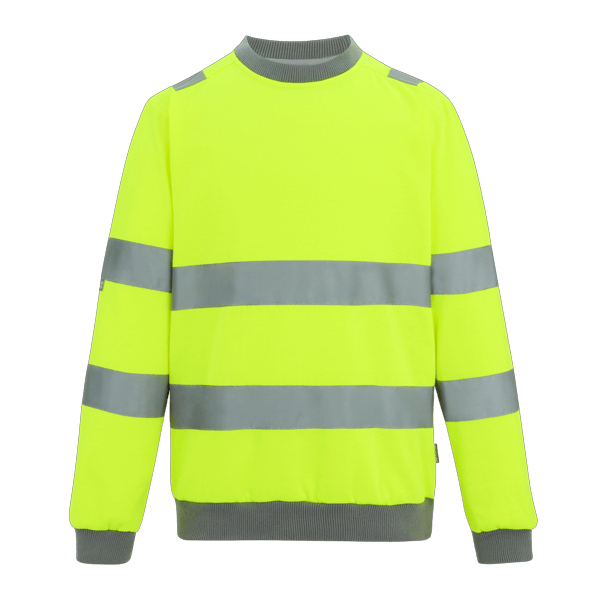 Regatta Professional Men's Hi-Vis Pro Contract Crew Neck Sweatshirt - Yellow