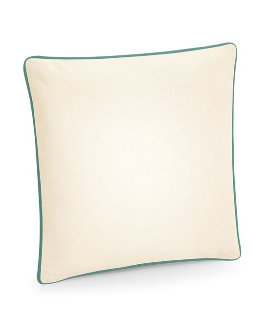 Westford Mill Fairtrade Cotton Piped Cushion Cover