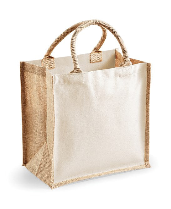 Westford Mill Printers Midi Jute Tote