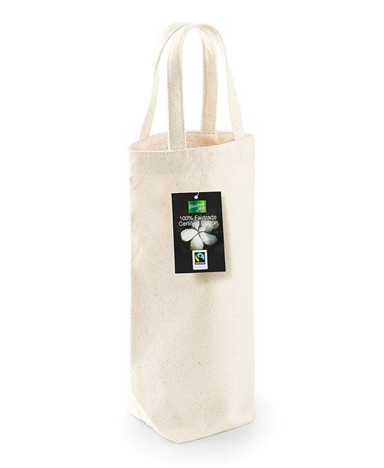 Westford Mill Fairtrade Cotton Bottle Bag