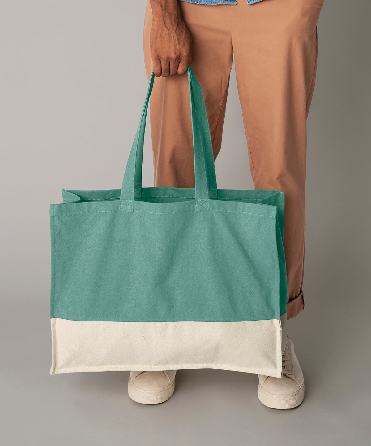 Westford Mill WM858 Earthaware® Organic Contrast Shopper