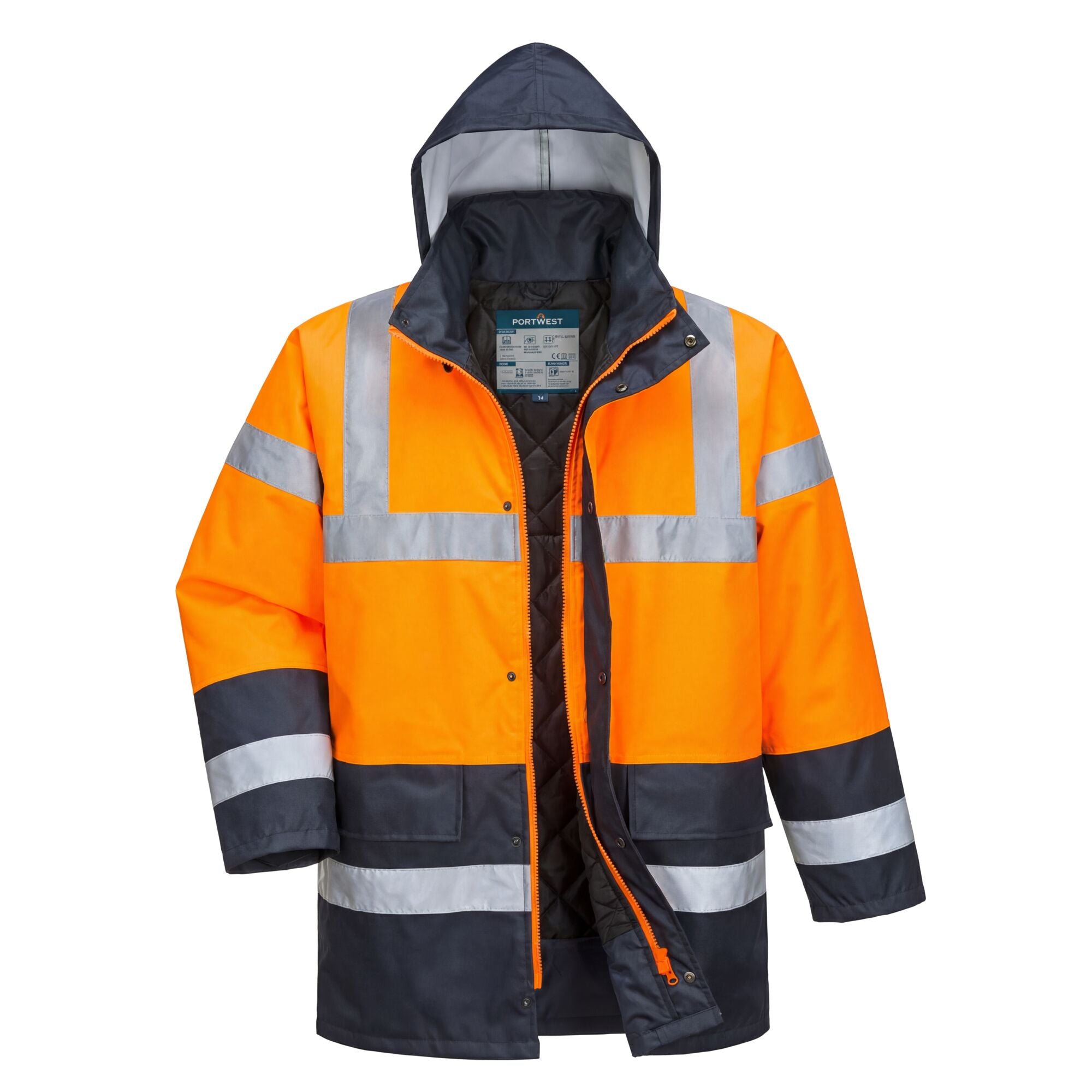 Portwest ES466 ES1 Essential Hi-Vis Contrast Winter Traffic Jacket