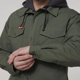 Hard Yakka Quilted Solid Shacket
