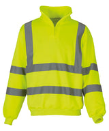 Yoko Hi-Vis ¼ Zip Sweatshirt