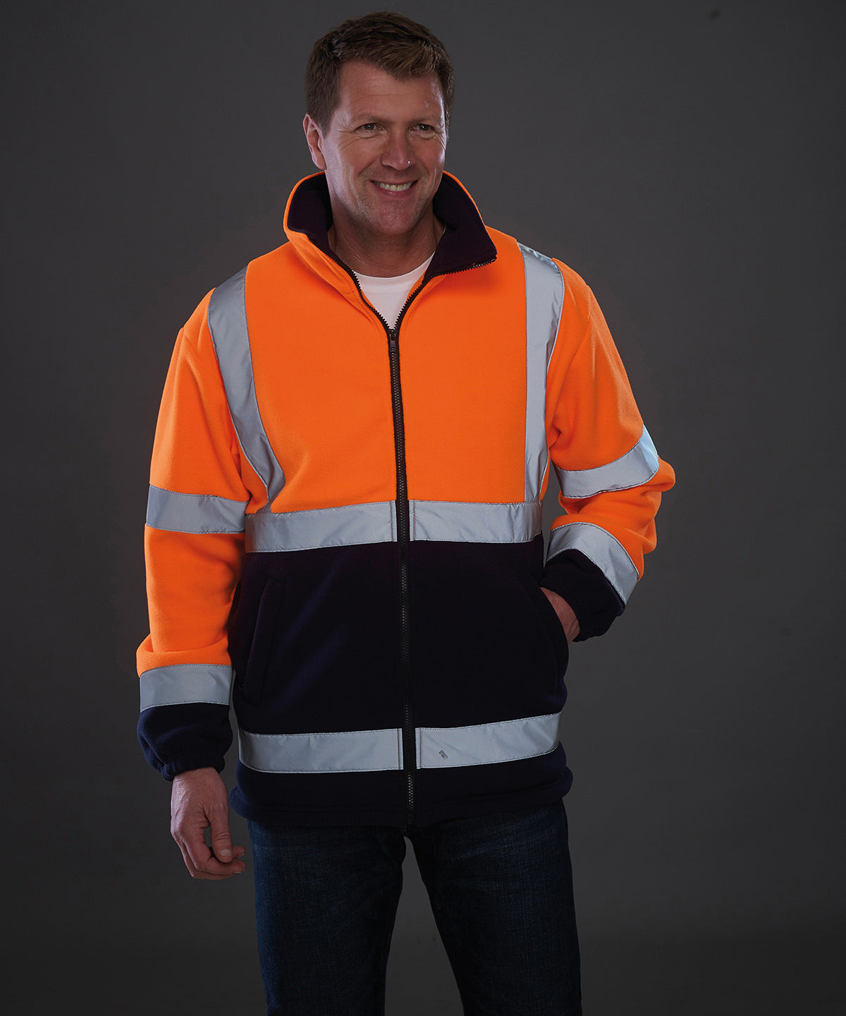 Yoko Hi-Vis Heavyweight Fleece Jacket