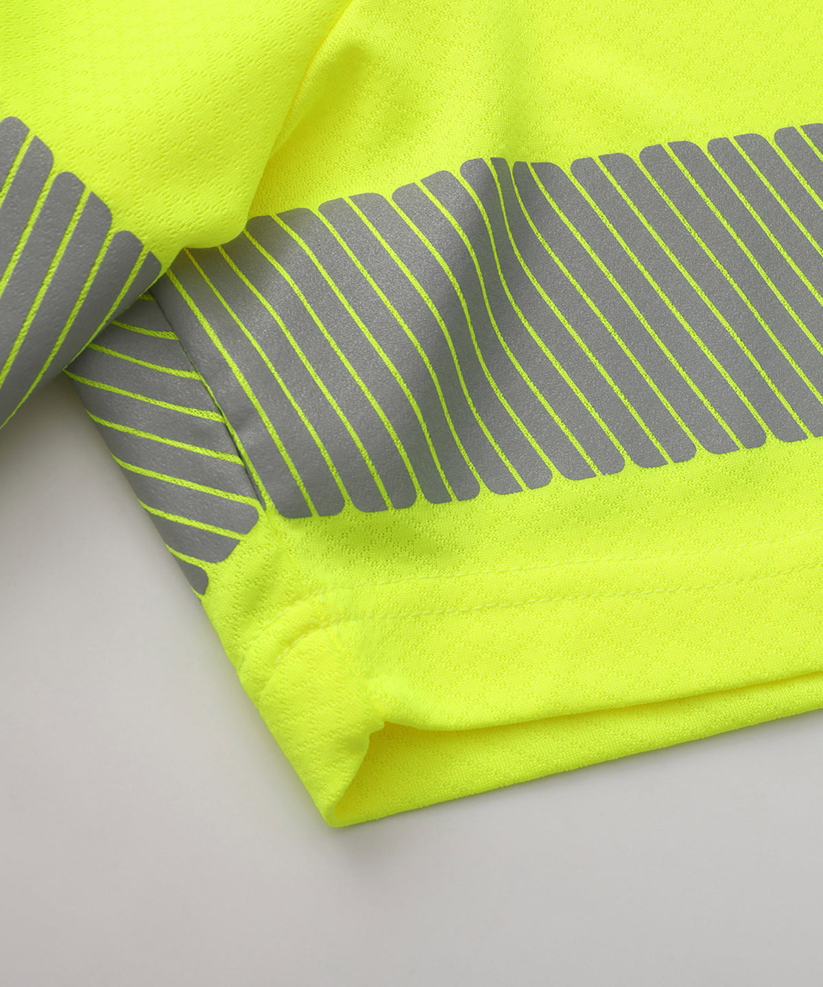 Yoko YK053 Hi-Vis Mandarin Collar Zip Neck Comfort Trim Polo (hvj230)