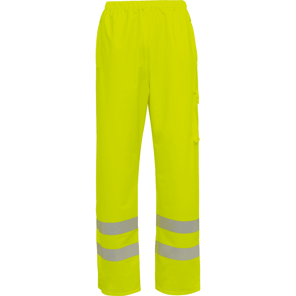 ELKA Dry Zone Visible Waist Trousers 022401R #colour_hi-vis-yellow